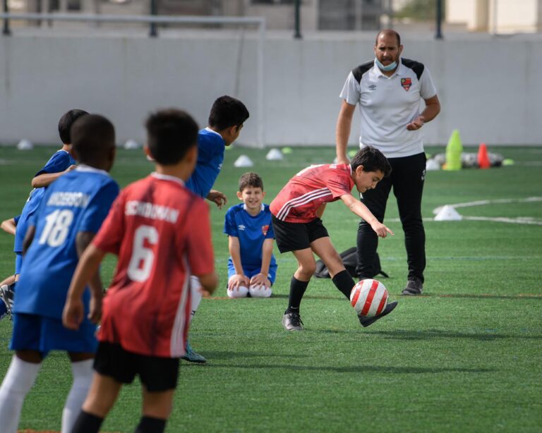 Action from this weeks Boys Football Academy U10s warm up match GO