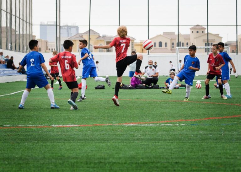 Action from this weeks Boys Football Academy U10s warm up match GO