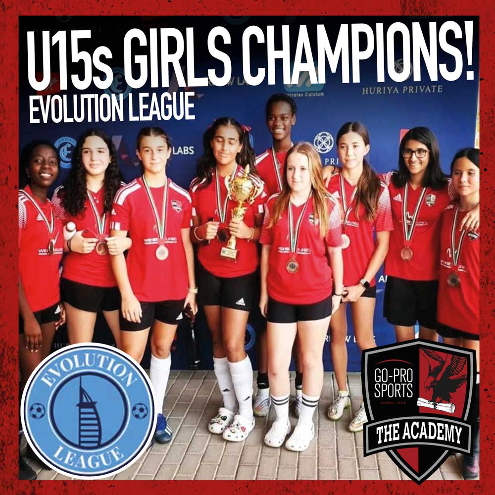 GoPro U15s EVOLUTION LEAGUE CHAMPIONS 2022! GOPRO SPORTS FOOTBALL
