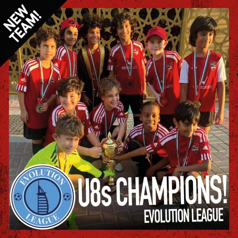 U8s BOYS CHAMPIONS OF THE EVOLUTION LEAGUE 2023 GOPRO SPORTS